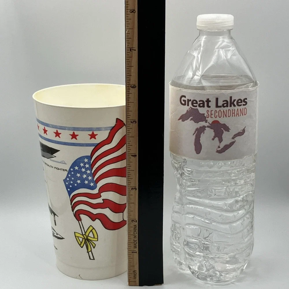 3 - Vintage US Air Show Souvenir Cups / Plastic /‎ USA The Collectibles / Canada